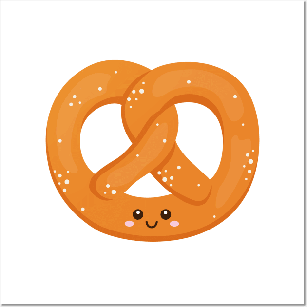 German Pretzel Bavaria Pretzels Brezel Breze Wall Art by samshirts